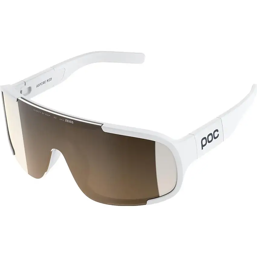 Cykelglasögon POC Aspire Mid Hydrogen White/Clarity Trail /Partly Sunny Silver