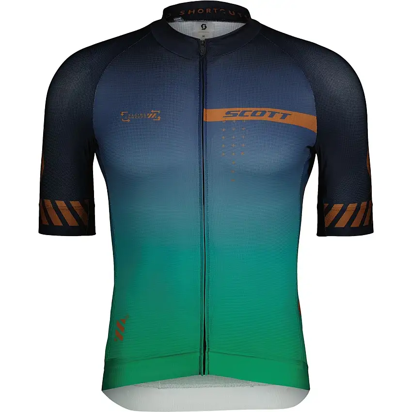 Cykeltröja Herr Scott RC Pro SS Dark Blue/Bread Brown