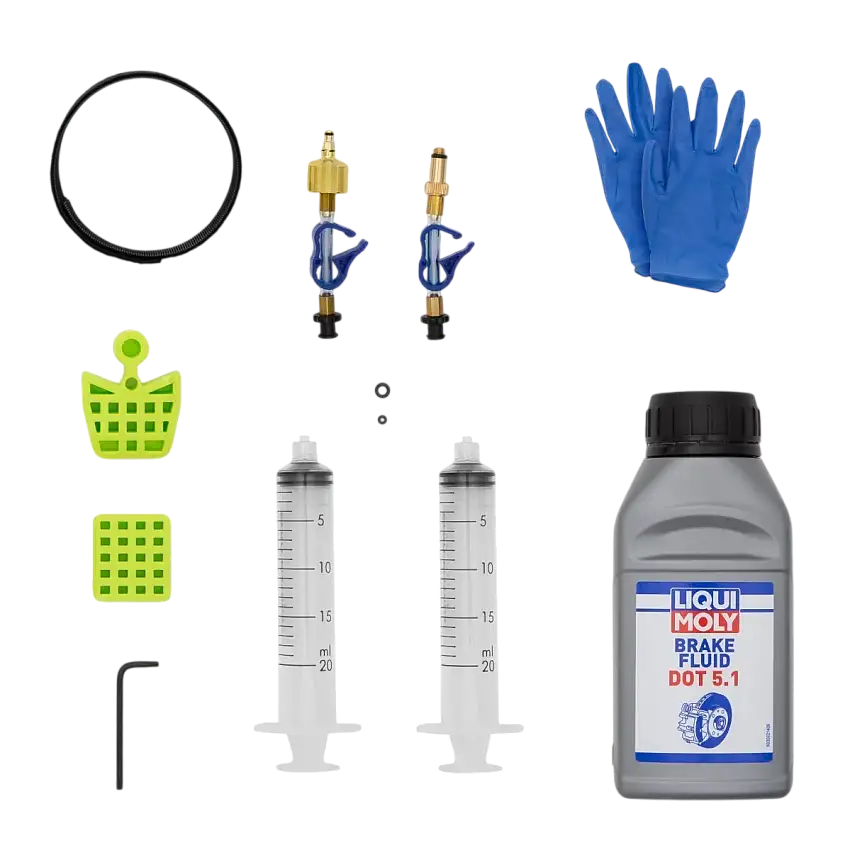 Bleedkit Set for SRAM Hydraulic Brakes Premium Edge Dot