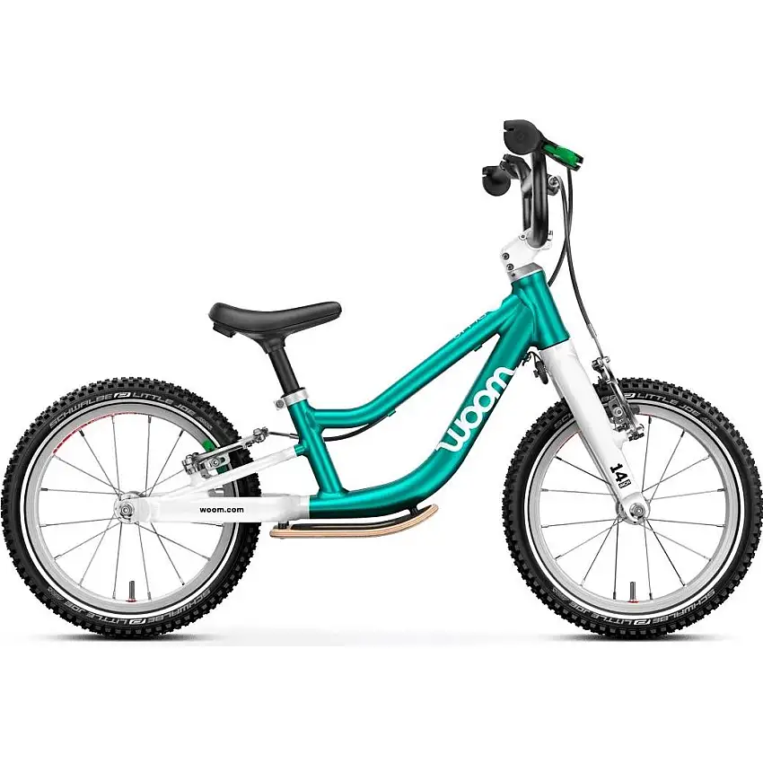 Balanscykel Woom Go 1 Plus 14" Metallic Petrol