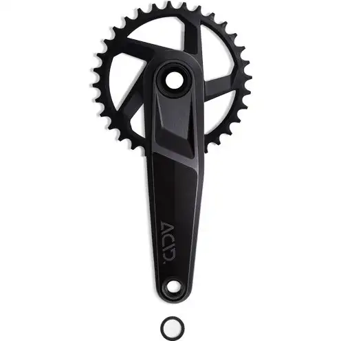 Vevparti Cube Acid Crank Set Mtb Pro 32T CL50mm Black 160 mm