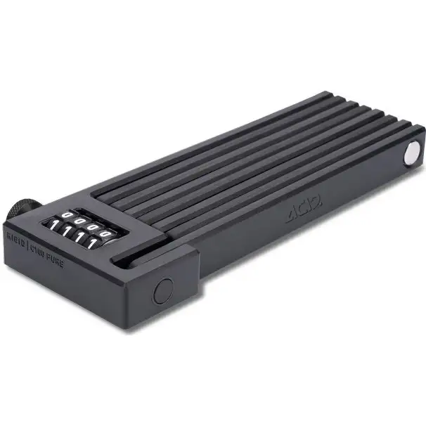 Vikbart lås Cube Acid Folding Lock Rigid Pure C120 120 cm Black