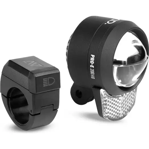 Framlampa Cube Acid E-Bike Front Light Pro-E 200 High Beam X-Connect