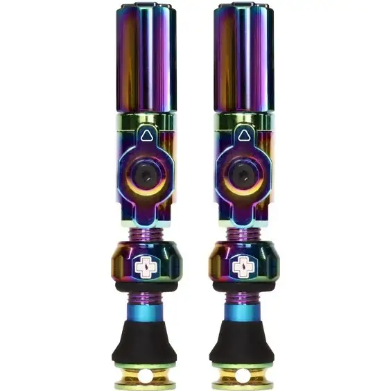 Tubelessventil MUC-OFF Big Bore Hybrid 30mm Iridescent