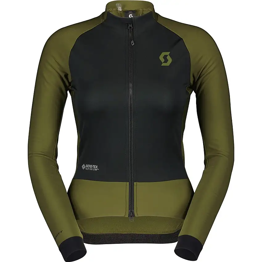 Cykeljacka Dam Scott RC Pro Warm Hybrid GTX WS Fir Green/Black