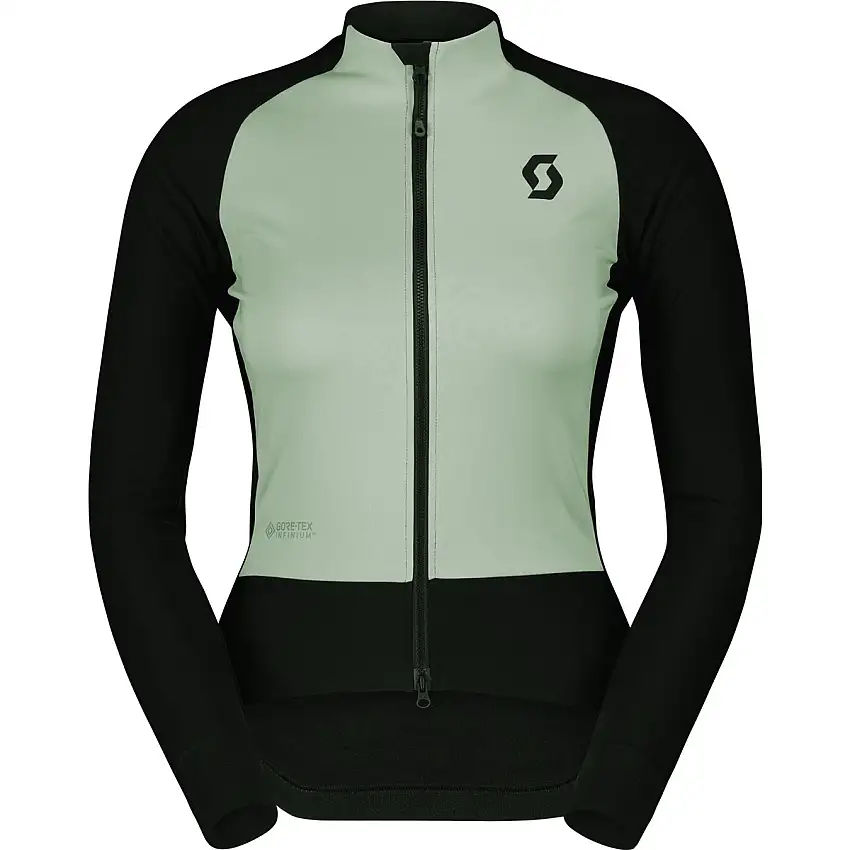 Cykeljacka Dam Scott RC Pro Warm Hybrid GTX WS Black/Fresh Green