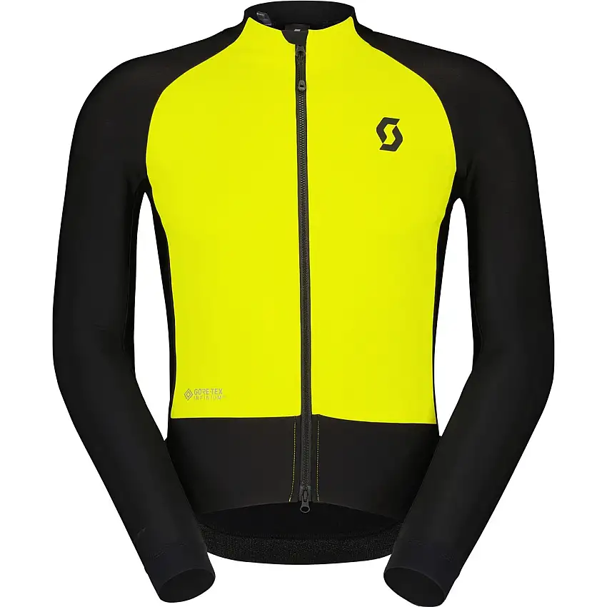 Cykeljacka Herr Scott RC Pro Warm Hybrid GTX WS Black/Sulphur Yellow
