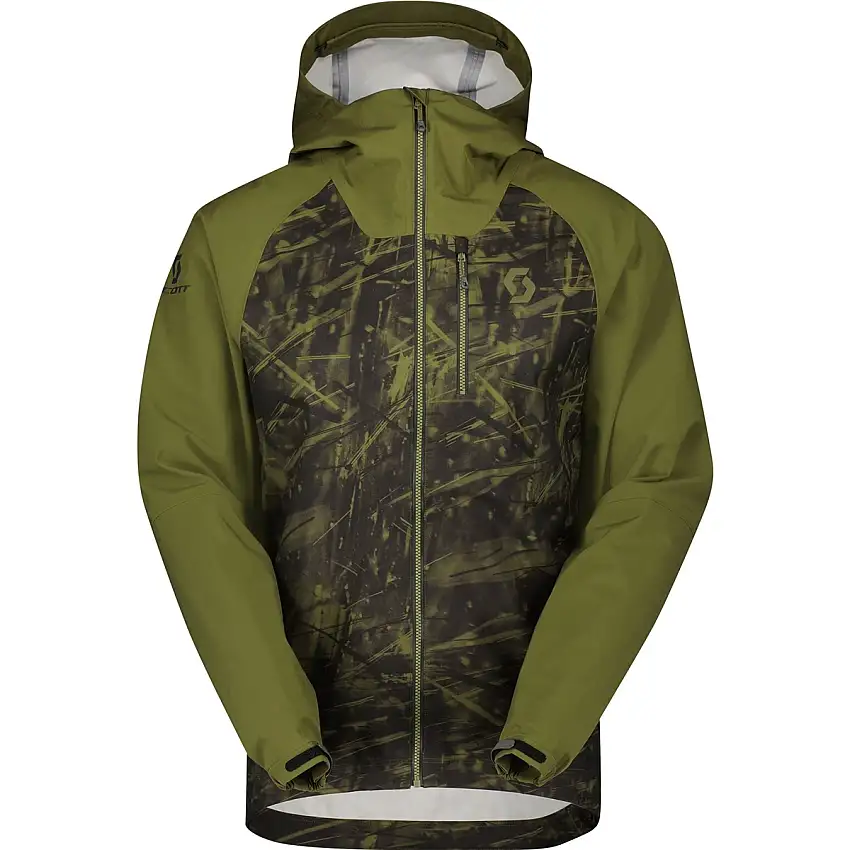 Cykeljacka Herr Scott Trail Storm WP Fir Green/Black