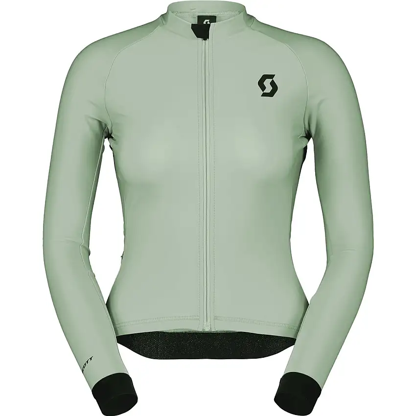 Cykeltröja Dam Scott RC Pro Warm LS Fresh Green