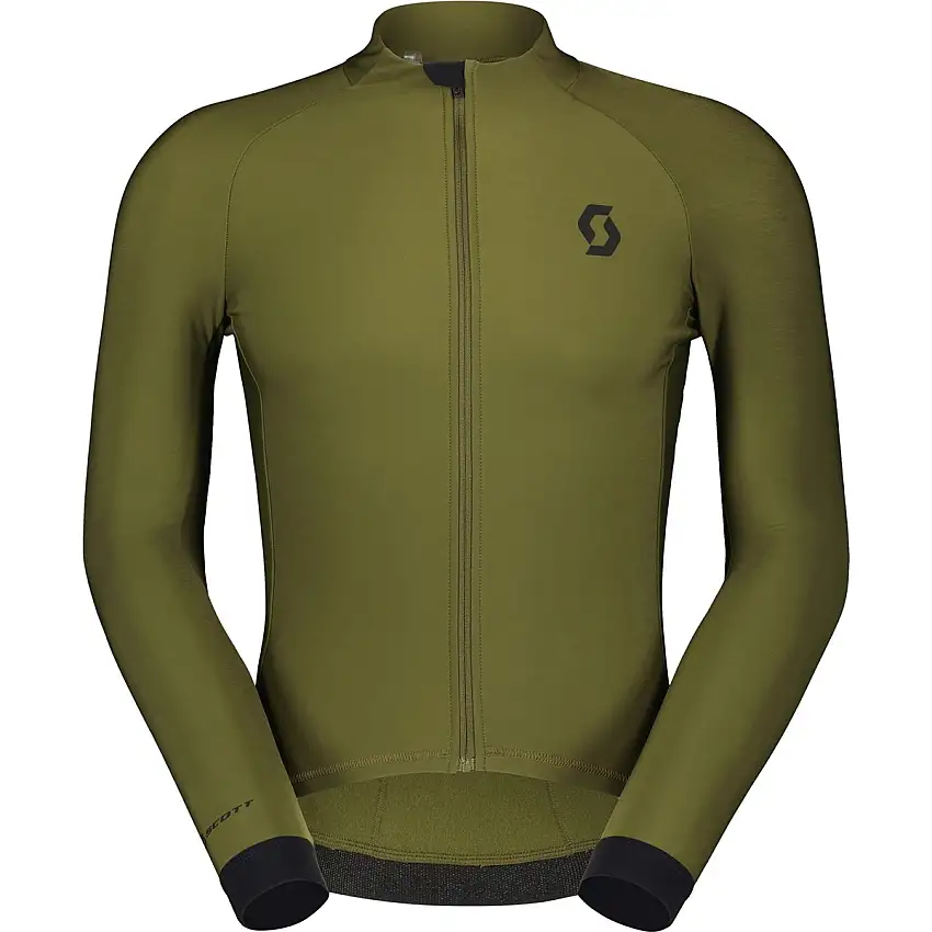 Cykeltröja Herr Scott RC Pro Warm LS Fir Green