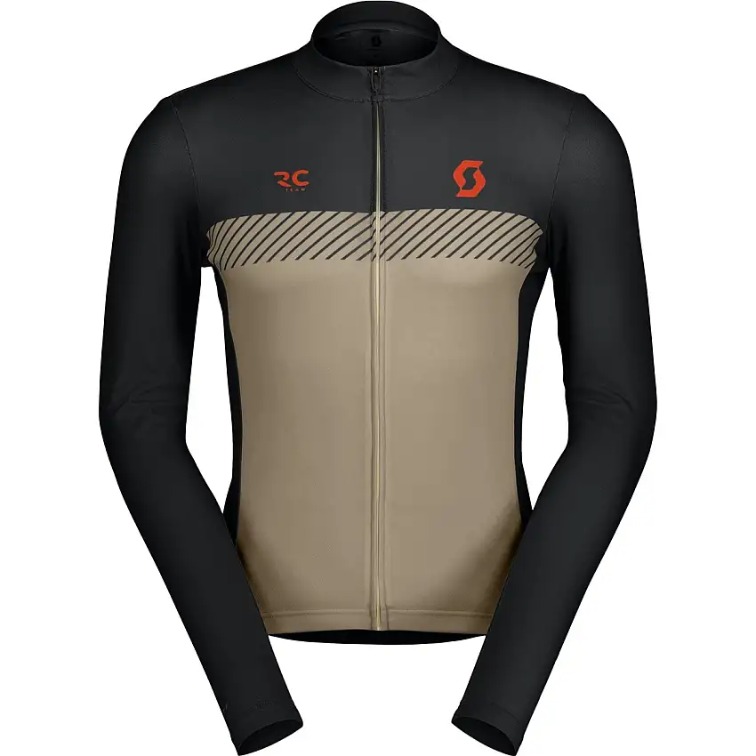 Cykeltröja Herr Scott RC Team LS Mars Red/Toast Beige