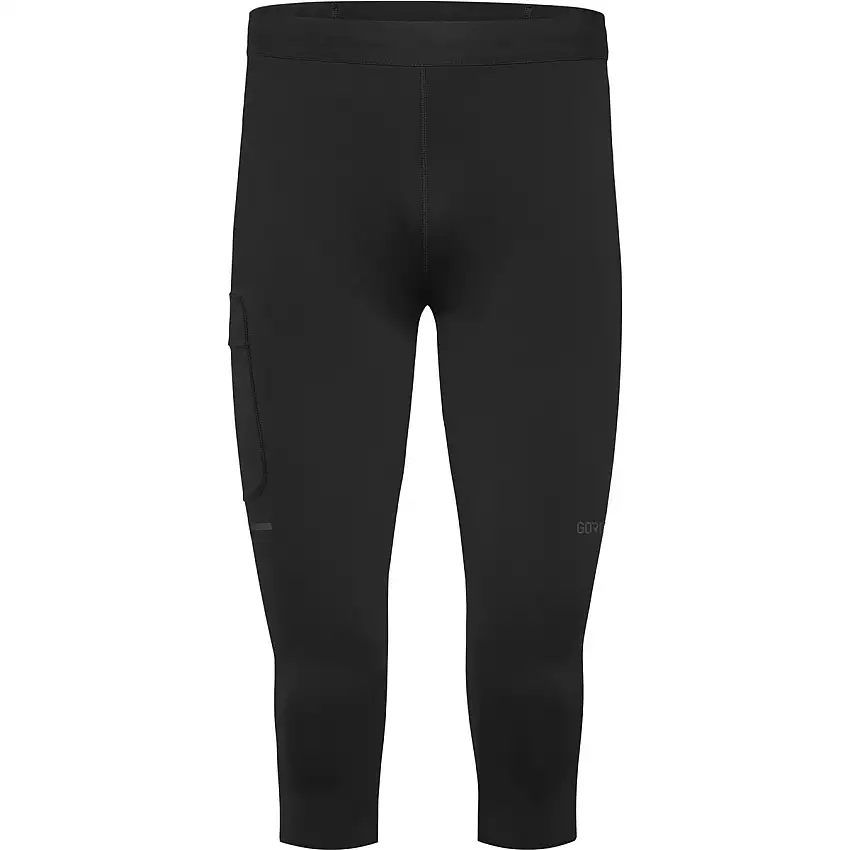 Löparbyxor GOREWEAR Concurve 3/4 Tights Mens Black