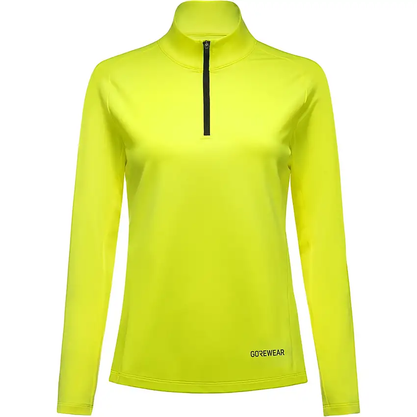 Löpartröja GOREWEAR Everyday Mid 1/4-Zip Womens Neon Yellow