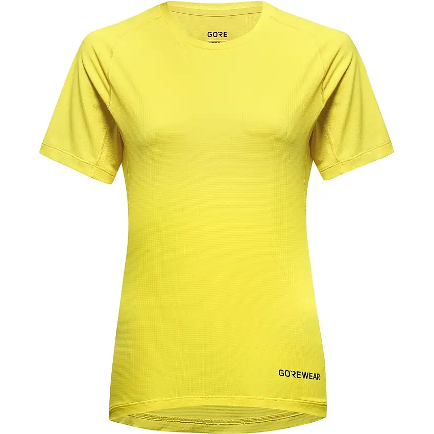 Löpar t-shirt GOREWEAR Everyday Solid Tee Womens Washed Neon Yellow