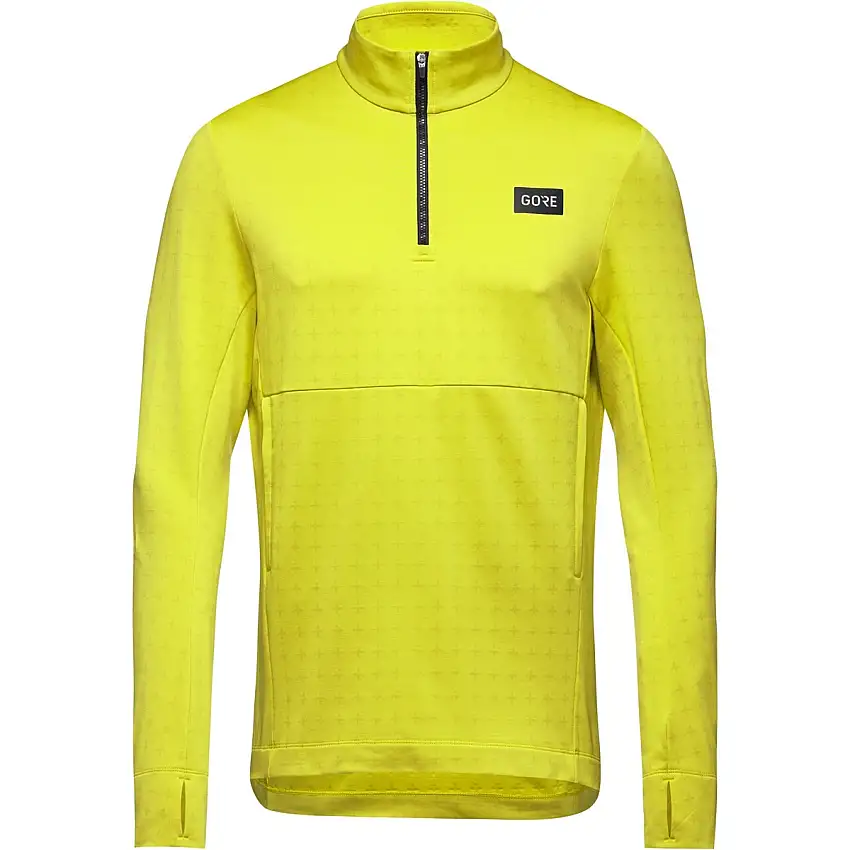 Löpartröja GOREWEAR Everyday Thermo 1/4-Zip Mens Neon Yellow