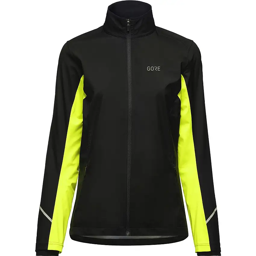 Löparjacka GOREWEAR R3 Women Partial GORE-TEX INFINIUMT Jacket Black/Neon Yellow