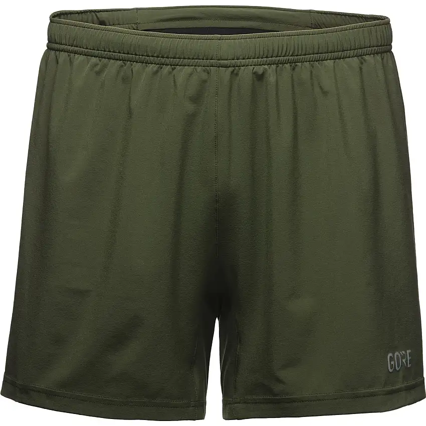 Löparshorts GOREWEAR R5 5 Inch Shorts Utility Green