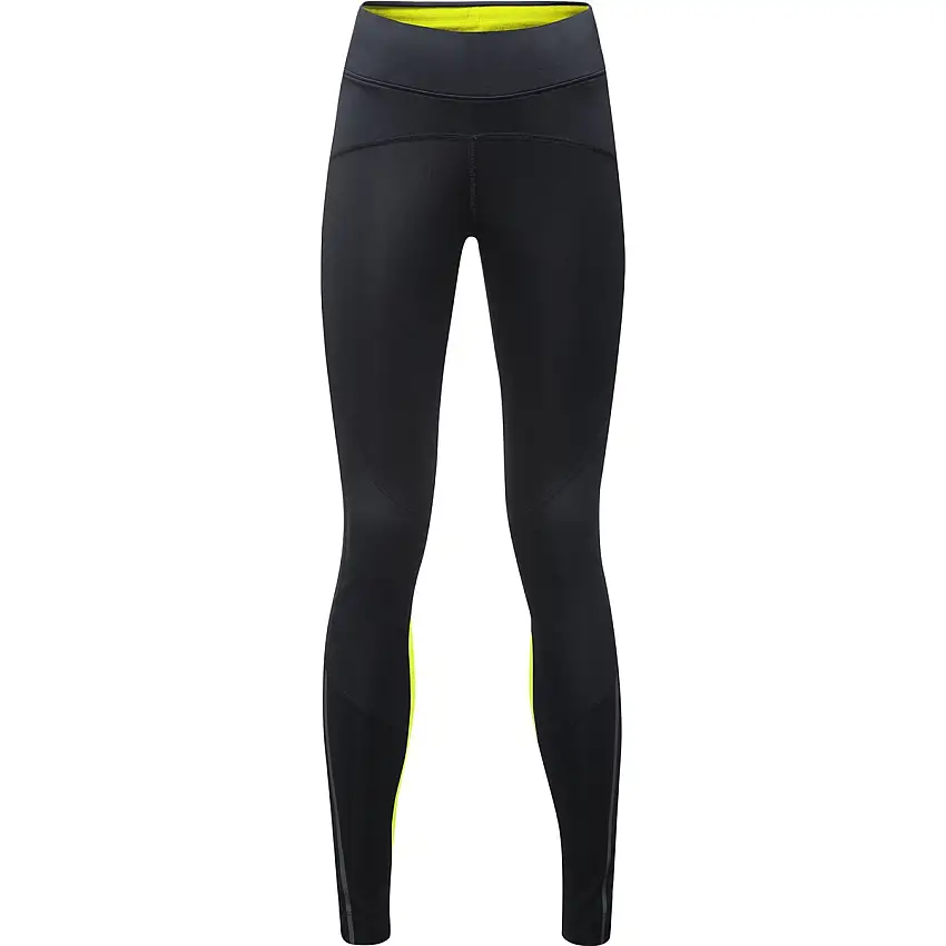 Löparbyxor GOREWEAR R5 Women GORE-TEX INFINIUMT Tights Black/Neon Yellow