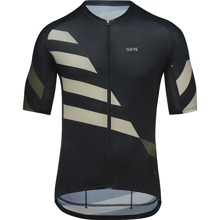 Cykeltröja GOREWEAR Signal Chaos Mens Black/Tech Beige