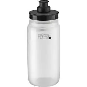 Cykelflaska Elite Fly Tex 550ml Clear/Black 550 ml