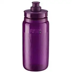 Cykelflaska Elite Fly Tex 550ml Clear/Pruple 550 ml
