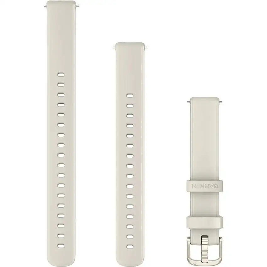Klockarmband Garmin Lily 2 Silikon (14 mm) Bone White