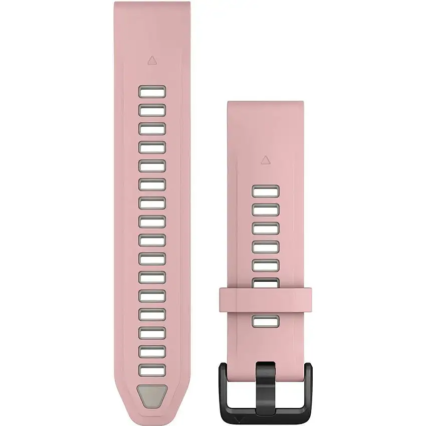 Klockarmband Garmin QuickFit 20 Silikon Dust Rose/Fog Gray