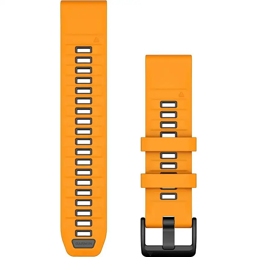Klockarmband Garmin QuickFit 22 Silikon Spark Orange/Graphite