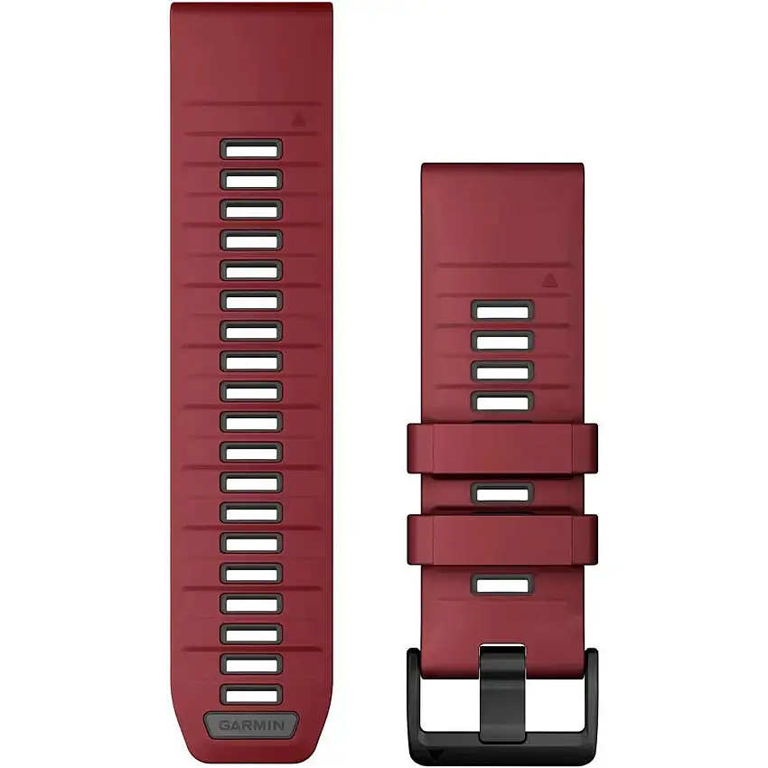 Klockarmband Garmin QuickFit 26 Silikon Marsala/Graphite