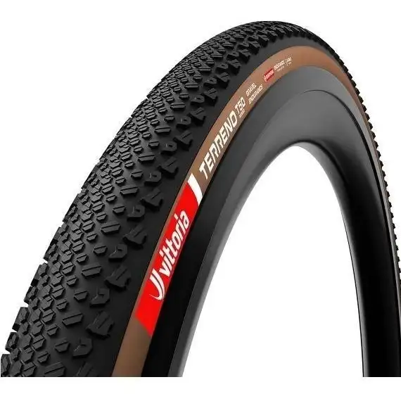 Cykeldäck Vittoria Terreno T50 TLR G2 Black/Brown 45-622