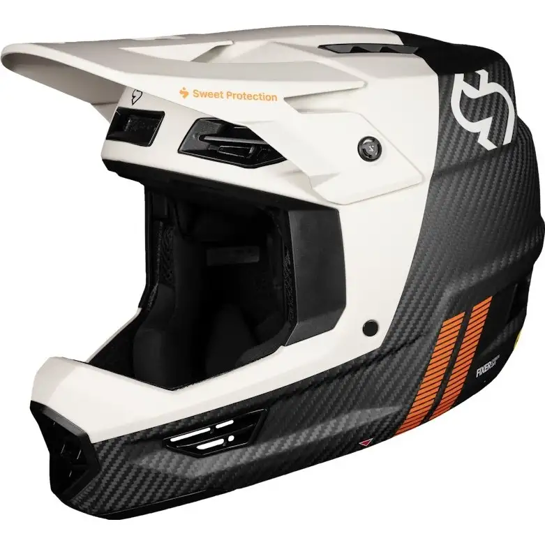 Cykelhjälm Sweet Protection Fixer Carbon 2Vi Mips Bronco White Carbon