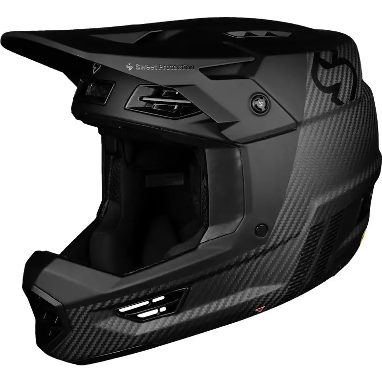 Cykelhjälm Sweet Protection Fixer Carbon 2Vi Mips Matte Black Carbon