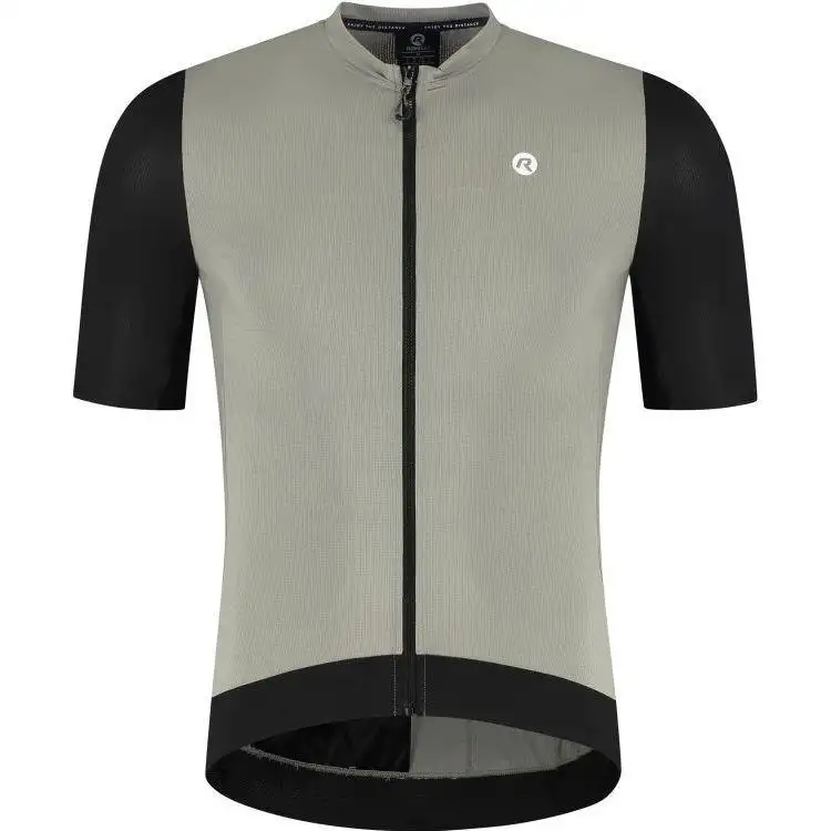 Cykeltröja Rogelli Distance II Jersey SS Men Taupe/Black