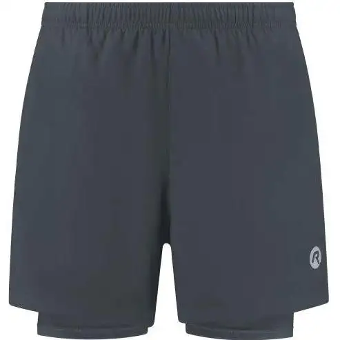 Löparshorts Rogelli Essential 2-in-1 Running Shorts Men Grey