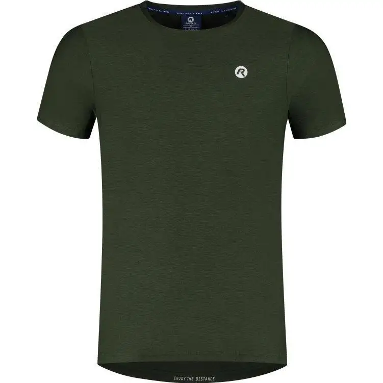 Löpartröja Rogelli Essential Running Jersey SS Men Army Green