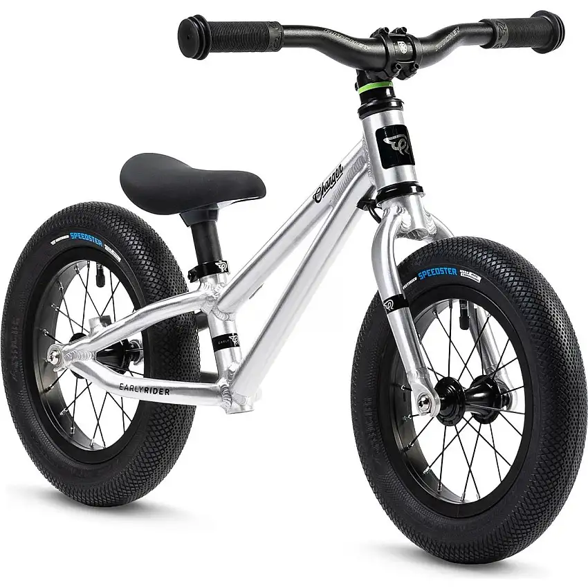 Balanscykel Early Rider Charger 12 Brushed Aluminium