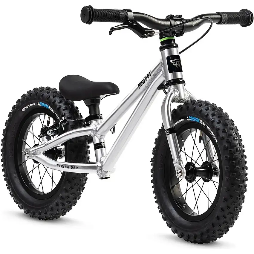 Balanscykel Early Rider Big Foot 12 Brushed Aluminium