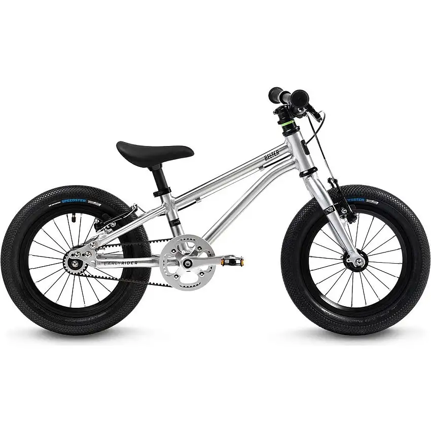Barncykel Early Rider Belter 14 Brushed Aluminium