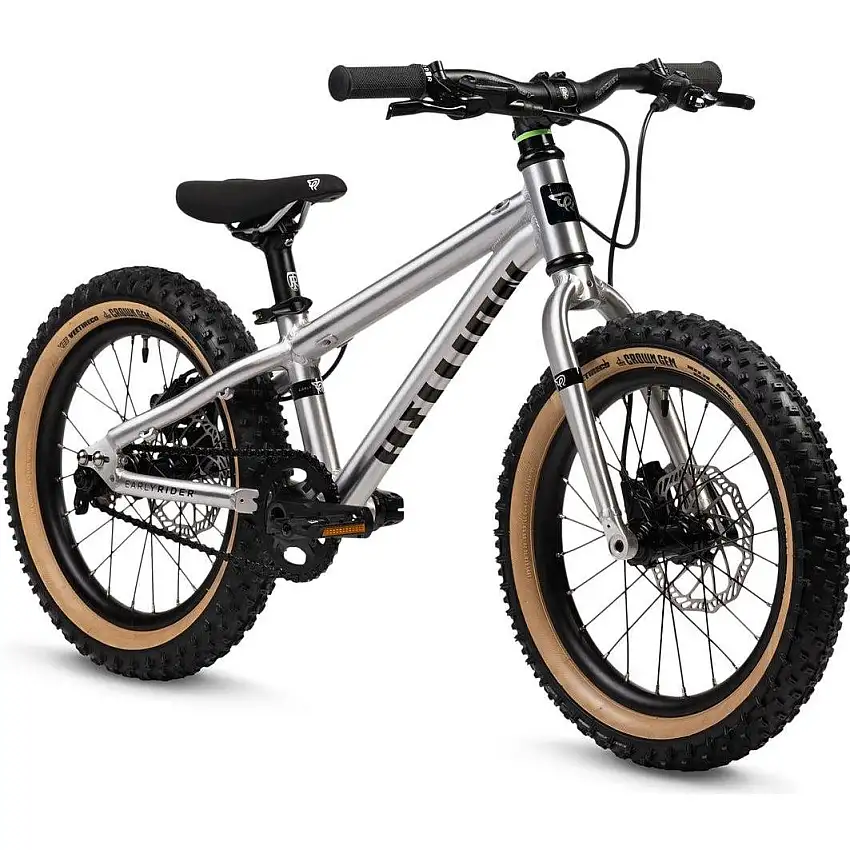 Barncykel Early Rider Hellion 16 Brushed Aluminium