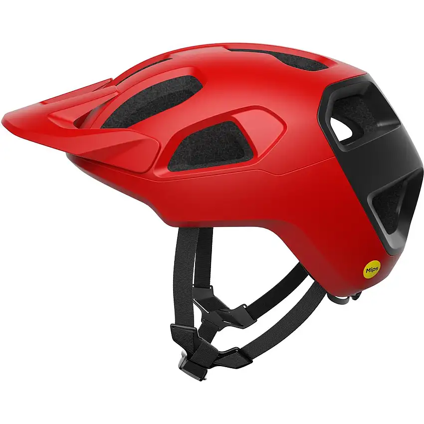 Cykelhjälm POC Cularis MIPS Prismane Red Matt/Uranium Black Matt