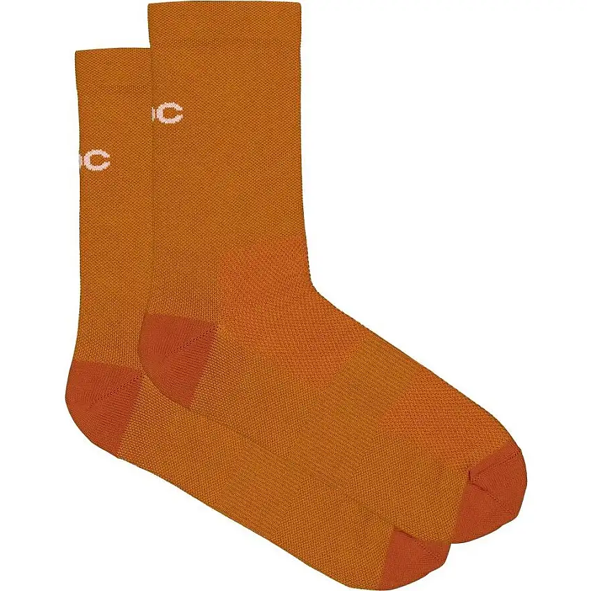 Cykelstrumpor POC Cadence Road Socks Bauxite Brown
