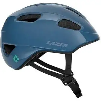 Cykelhjälm Barn Lazer Nutz 2.0 KinetiCore Grönt Spänne Steel Blue
