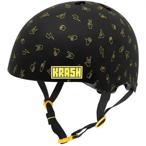 Cykelhjälm KRASH MIPS ABS FS Black Hands