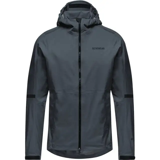 Cykeljacka GOREWEAR Lupra GORE-TEX 2.0 Hooded Jacket Mens Lab Graphite