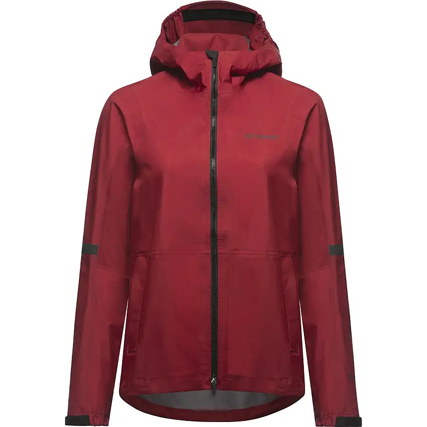Cykeljacka GOREWEAR Lupra GORE-TEX 2.0 Hooded Jacket Womens Utility Red