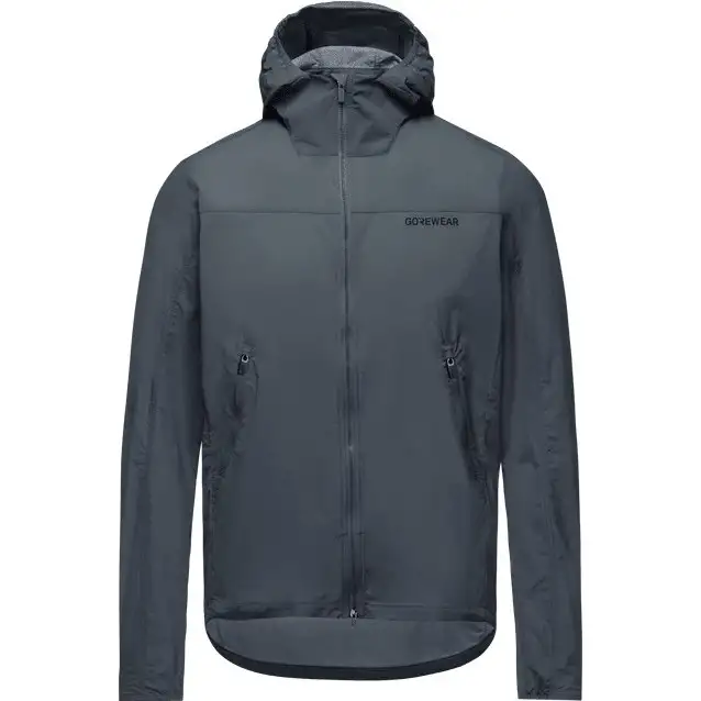 Cykeljacka GOREWEAR Fernflow Hooded Windbreaker Mens Lab Graphite
