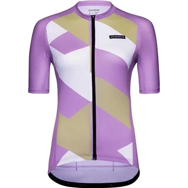 Cykeltröja GOREWEAR Spirit Signal Jersey Womens Scrub Purple/White