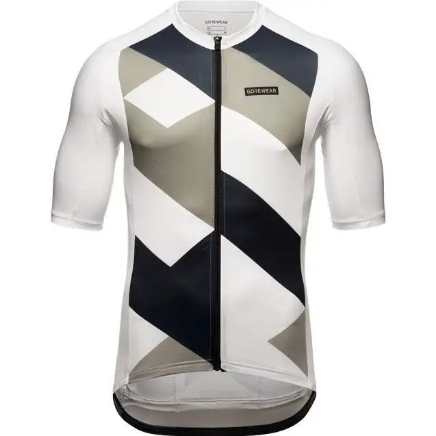 Cykeltröja GOREWEAR Spirit Signal Jersey Mens White/Lab Gray
