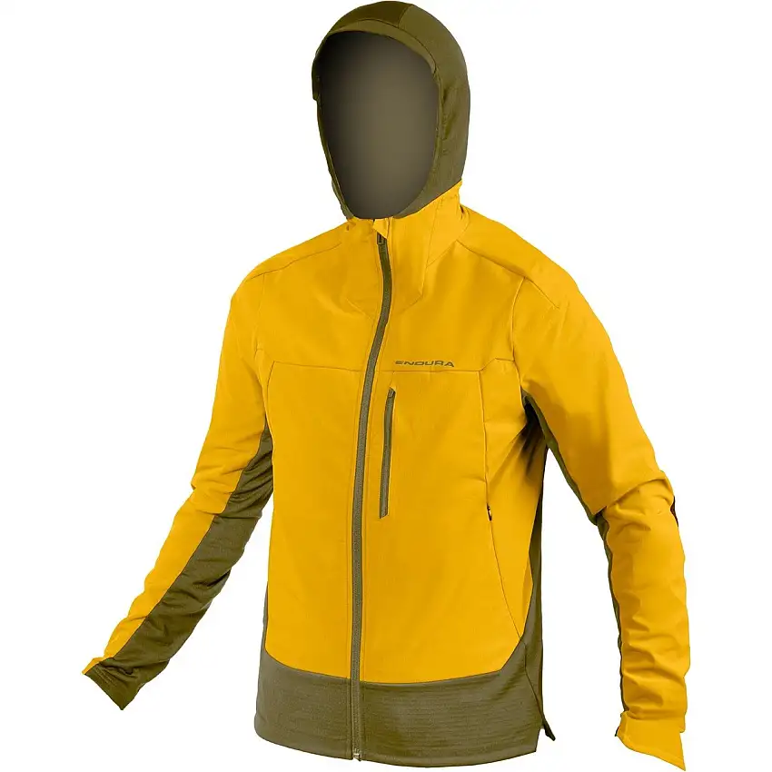Cykeljacka Endura MT500 Polartec Jacket Yellow Mustard