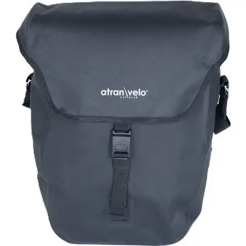 Cykelväska Pakethållare Atran Velo Commuter Sidobag Triple-X WP 24L Grå